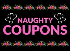 Naughty Coupons 50 Sex Vouchers Erotic Valentines Day Gift