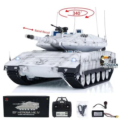 Heng Long RC Tank 1/16 IDF Merkava MK IV 3958 BB Shoots IR Battle Barrel Recoil - Image 1 of 4