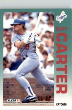 1992 Fleer Gary Carter Los Angeles Dodgers #450
