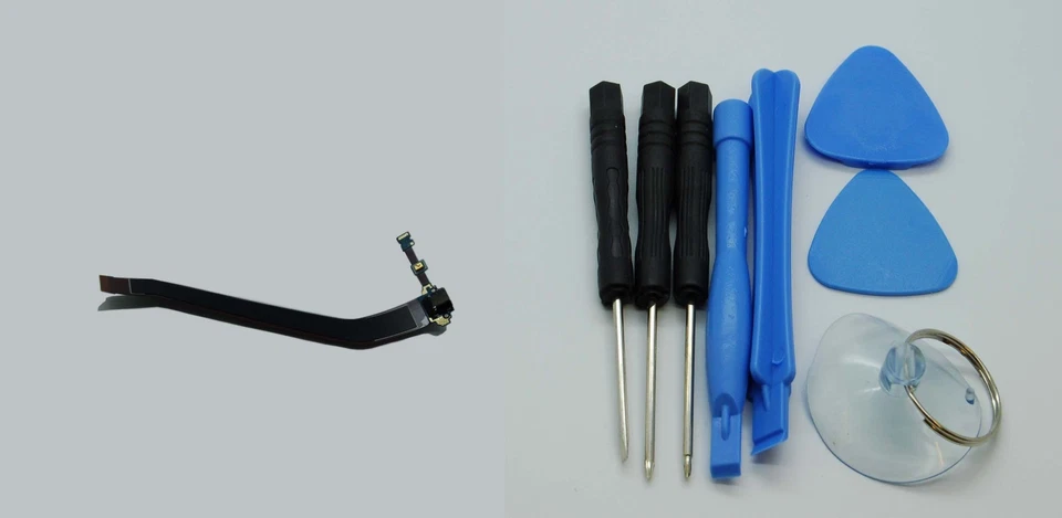 Galaxy Tab 3 10.1 P5200 P5210 Ladeanschluss Flex, Mikrofon + Werkzeuge Satz  - Bild 1 von 1