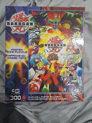 2008 年 Bakugan Battle Brawlers 300 件拼图海报尺寸带墙海报全新开封 — 第 1/2 张图片