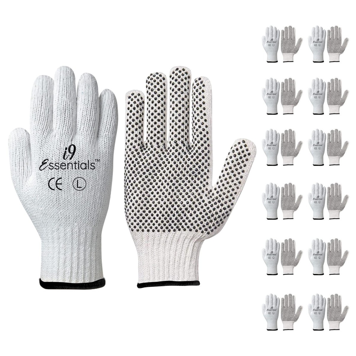 Guantes De Trabajo Blancos De Polietileno - 300 Pares, Talla M-L, Mayorista