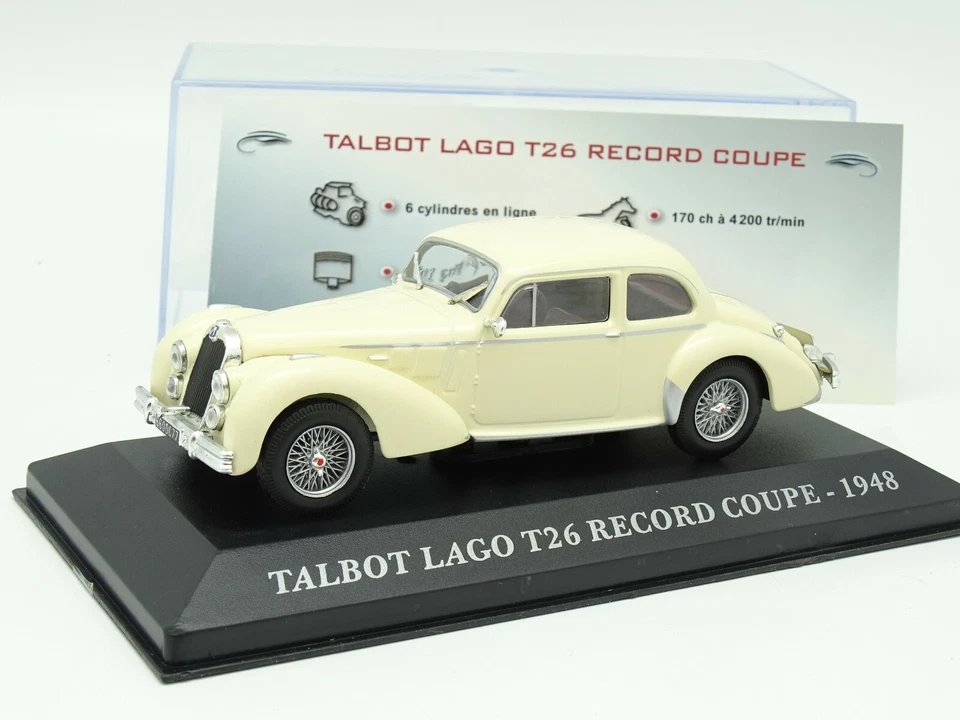 IXO Press 1/43 - Talbot Lago T26 Record Coupe 1948 - Image 1 of 1