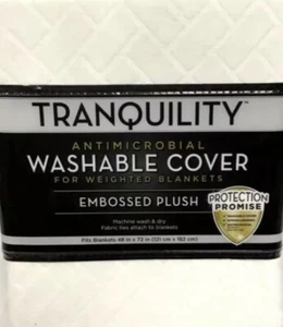 NEU Tranquility antimikrobieller waschbarer Bezug geprägt Plus 48x72 Creme - Bild 1 von 1