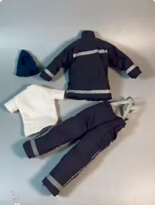 1/6 Soldier Hong Kong Firefighters Clothes Set Boots Model for 12''Action Figure - Picture 1 of 4