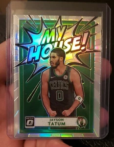 2020-21 Panini Donruss Optic #1 Jayson Tatum My House Silver Holo Prizm - BOSTON - Picture 1 of 12