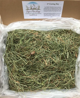 Fay's Pet Hay 2nd Cut Timothy Mix Hay! Great Rabbit Hay, Guinea Pig Hay