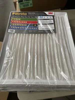 Filtrete Paquete de 6 Filtro de Aire para Horno de Aire de Polvo AC Clean Living Básico, 20 X 24 X 1 Foto 1 de 3