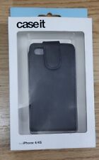 Caseit Iphone 4 & 4s Flip Leather Look Case