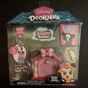 Neu Disney Doorables Mini Spielset Minnie Mouse Gartenhaus mit Mystery Figur - Bild 1 von 2