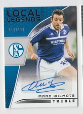 2018-19 Panini Treble Soccer Auto Card : Marc Wilmots #013/199