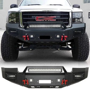 Front Bumper for 11-2014 GMC Sierra 2500 3500 HD Pickup Off-Road W/ Winch Plate - Picture 1 of 7