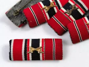 Bandspange Eisernes Kreuz 2.Klasse 1939 / Kriegsverdienstkreuz 2.Klasse mit Sch - Bild 1 von 3