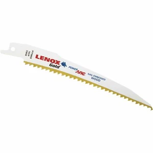 *New In Package* Lenox Gold 6" Power Arc Curved Reciprocating Saw Blade 5 Pack - Bild 1 von 1