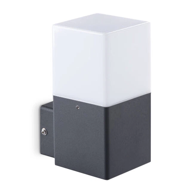 LED Gartenleuchte anthrazit Wandleuchte Pollerleuchte Wegeleuchte außen GU10 E27 - Bild 1 von 1