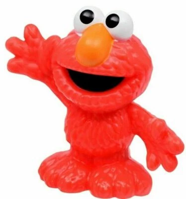 Figura de juguete ondulante Elmo adorno de pastel 2,6" Plaza Sésamo edades 18 meses+ Escuela de juegos Foto 1 de 2