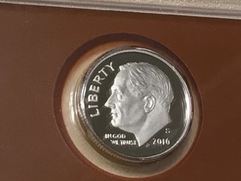 2016 S CLAD GEM PROOF DEEP CAMEO ROOSEVELT DIME REALLY NICE! HIGH GRADE! Cover