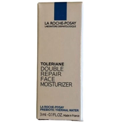Crema hidratante facial de doble reparación La Roche Posay Toleriane 0,1 oz/3 ml Foto 1 de 4