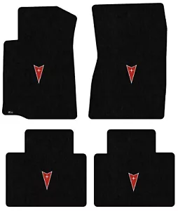 Lloyd Mats Velourtex Pontiac G8 Pontiac Dart Emblem 4 Pc Logo Mats (2008-2009) - Foto 1 di 19