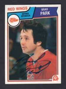 1983-84 O-Pee-Chee Brad Park Autographed Card #129 Not Personalized - Picture 1 of 2