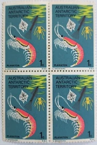 Multiples of AAT stamps featuring "The Food Chain" in Antarctica, 1973, unused - Picture 1 of 8