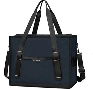 Pasman Utility Tote Bag für Damen, Lehrertasche mit Boden dunkelblau  - Bild 1 von 6