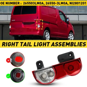 Tail Light for 2013-2017 Nissan NV200 & 2015 Chevrolet City Express RH - Picture 1 of 18