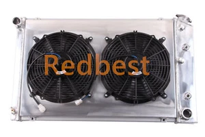Ventilador de funda de radiador de aluminio de 4 filas para 69-88 CHEVY CAMARO/Monte Carlo/IMPALA 26"W - Imagen 1 de 18
