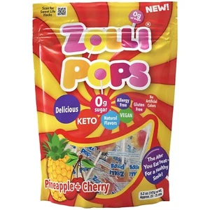 Cherry-Pineapple Duo Pops - Sugar-Free, Allergy-Free, Vegan, KETO & Diabetic Fri - Picture 1 of 4