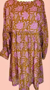 Uncle Frank Bubblegum Dress - Picture 1 of 4