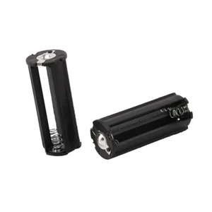 2 pezzi supporto batteria nero per batterie 3 x 1,5 V AAA torcia k12l - Foto 1 di 9