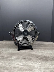 POLAR WIND 8” Metal Drum Fan DESK TABLE TOP ROUND FAN TWO SPEED ZF08C - Picture 1 of 7