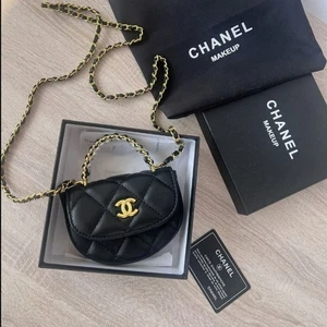 NEWCHANEL Mini Black leather chain bag vic birthday gift limited giveaway Gift - Bild 1 von 10