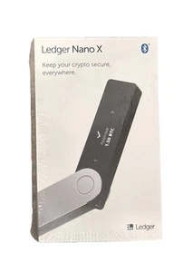 Ledger Nano X Cryptocurrency Bluetooth Hardware Wallet New, Factory Sealed - Picture 1 of 3
