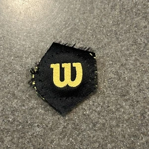 Vintage Wilson Baseball Fabric Embroidered Logo Sew In Patch Unique 1” Round - Picture 1 of 4