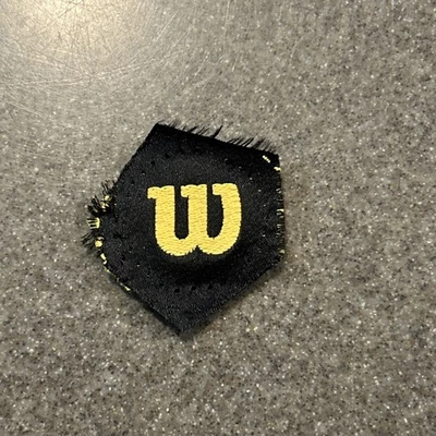 Vintage Wilson Baseball Fabric Embroidered Logo Sew In Patch Unique 1” Round - Image 1 of 4