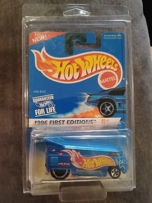 Autobús VW Hot Wheels 1996 primeras ediciones 6/12 #372 en estuche protector  Foto 1 de 4