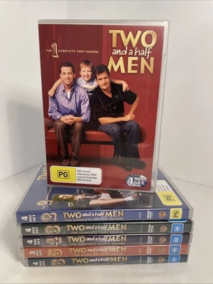 Two and a Half Men - Season 1 2 3 4 5 6 DVD 3-6 BRAND NEW - Region 4 - Free Post - Image 1 of 4