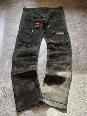 Pantalones de mezclilla camuflados vintage LGB If Six Was Nine estilo japonés ropa de calle años 90 Y2K Foto 1 de 4