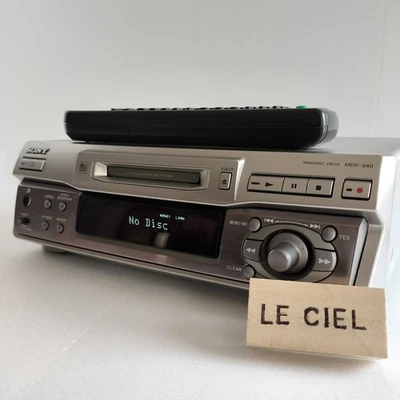 Sony MDS-S40 MD Deck Minidisc Player Recorder Audio Tested w/ Remote from JAPAN - image 1 of 4