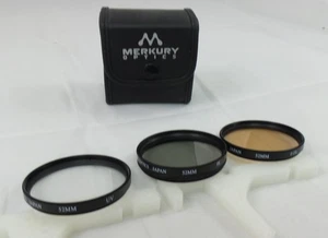 Merkury Optics 3-Piece 52mm High Resolution Filter Set Grade A - Picture 1 of 1