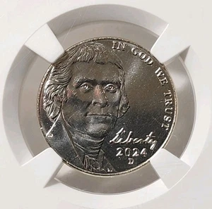 2024-D Jefferson Nickel NGC Ms 67 Full Steps - Picture 1 of 4
