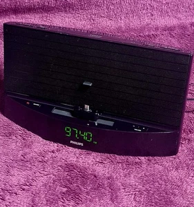 Philips AS141 Bluetooth Speaker Docking System and Alarm Clock - Picture 1 of 11