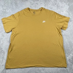 Camiseta Nike Para Hombre 3XL Alta Dorado Amarillo ALTA/CUPÉ Bordado Logo Camiseta - Imagen 1 de 6