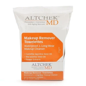 Altchek MD Makeup Remover Towelettes Waterproff and Long-Wear Makeup Cleanser - Picture 1 of 1