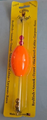 NUEVO Cajun Thunder 2.5" Sunglo Ovalado #15405 Flotador Foto 1 de 3