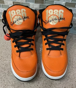 Patrick Ewing 33 Hi Top Sneakers Rookie of the Year 1986 Size 10.5 Basketball 🏀 - Picture 1 of 15