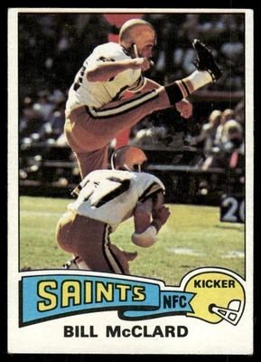 1975 Topps - Bill McClard #382 (RC) - Image 1 of 2