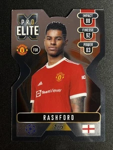 🔥Marcus Rashford 2022 Topps Match Attax # Pro Elite Die Cut - Picture 1 of 3