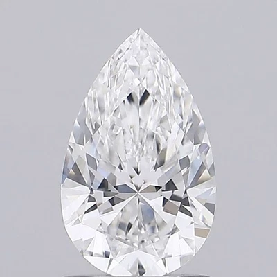 0.61 Carat CVD Lab Grown Diamond Pear Shape E Color VVS2 Clarity for Jewelry - Изображение 1 из 4